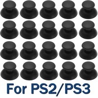 10-100pcs Analog Cover 3D Shell Thumb Stick Joystick Thumbstick Mushroom Cap For Sony PlayStation 3 PS2 PS3 Controller