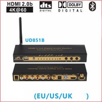 Dekoder audio DTS Dolby AC3 5.1, konwerter DAC, rozdzielacz Bluetooth HDMI, karta dźwiękowa USB do komputera, wersja US/UK/EU