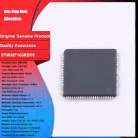 Original New 1Pcs STM32F103RBT6 Microcontroller Integrated Circuit IC Chip LQFP-64 128KB 72MHz for PCB Board Electronic DIY