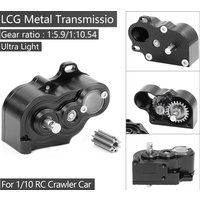 Ultra Light LCG Metal Transmission Low/High Speed Gearbox With Motor Gear For 1/10 RC Car SCX10 TRX4 RC4WD Capra Upgrade Part