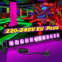 395nm Blacklight LED UV Wall Washer Light 36W Power Concert Stage LED Bar Washer Lamp Explosion-proof and Pressure-resistant