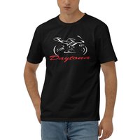 NEW TRIUMPH-Daytona 675 Fashion T Shirt Printed Cotton Men's T-Shirt Men Tops Funny Short Sleeve Tee