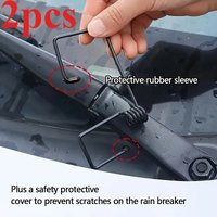 Car Wiper Pressure Booster Spring 2PCS – Universal Alloy Spring for Wiper Arms to Prevent Streaking & Skipping
