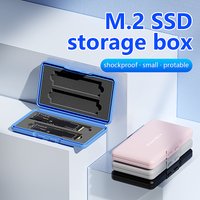 Blueendless SSD Protection Pouch SSD portable Carrying Case for M.2 SATA NVme PCie Solid Disk Anti-static Waterproof SSD Bag