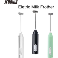 Wireless Milk Frothers Electric Handheld Blender Electrical Mini Coffee Maker Whisk Mixer With USB For Coffee Cappuccino Cream