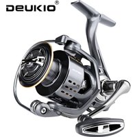 Moulinet de pêche spinning DEUKIO série 2000-7000, frein maximal de 15 kg, ultra-léger, pour la pêche en mer et au surf.