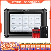 XTOOL X100 PADS V2.0 Schlüsselprogrammierer Kfz-Scanner IMMO Lese-/Schreibchip All Key Lost OBD2-Diagnosetool mit CANFD DOIP