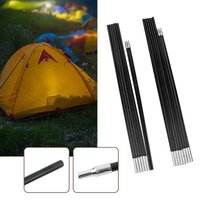 2pcs 5.49M Tent Pole Fiberglass Camping Tent Pole Bars Outdoor Support Rods Awning Frames Kit Camping Tent Accessories