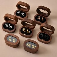 Custom Groomsmen Cufflinks, Groomsmen Gifts, Personalized Initial Cufflinks for Men, Best Man Gifts, Groomsmen Proposal, Cufflin