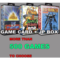 New Arrival 500 Games AirDiver/MagicGirl/BOB/Ranger-X(J) Custom 16bit MD Game Card For Sega Mega Drive/ Genesis with Retail Box