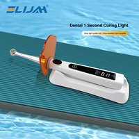 ELIJAH 1S Dental LED Curing Light 360° Rotating Light Cure 800-2400mw/cm² 4 Intensity Modes with Resin Cure Oral Cavity Lamp