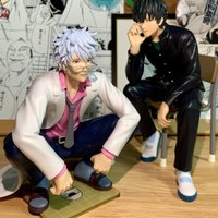 Adokenette GINTAMA Anime Figure Katsura Kotarou ,Teacher series Sakata Gintoki Collection PVC Action Figures Model Toy Gifts