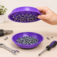 Magnetic Tool Storage Tray For Screws Bolts Magnet Tool Holder Tool Parts Storage Box Repair Tool Organizer Tray Prevent loss