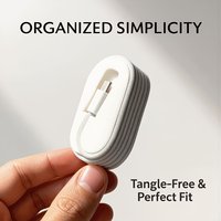 Cable Organizer, Perfectly Suitable for Apple 1-meter C-C Braided Data Cable, Portable Cable Winder Organizer, Desktop Organizer