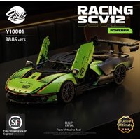 1889PCS Technical Lambor Essenza SCV12 Sports Car 1:10 Scale Model Building Blocks Boys Assembly Toys Gift Collection Decoration
