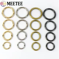 5Pcs Metal O Ring Buckles for Bag Strap Dog Collar Belt Rings Clasp Key Chain Hooks Loops DIY Leather Handbag Accessories