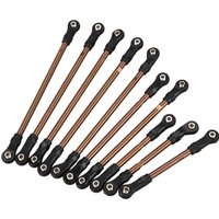 10pcs Metal Suspension Links Link Rod Linkage 324mm Wheelbase for Traxxas TRX4 Defender New Bronco 1/10 RC Crawler Car
