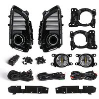 DLAA Led Nebel Lampe DRL Für Toyota Yaris Ativ Vios 2022 2023 Tagfahrlicht Frontschürze Scheinwerfer Abdeckung Kabelbaum 12 V