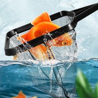 Pool Aquarium Skimmer Net Portable Pool Strainer Net Debris Removal Leaf Cleaning Net For Fountain Tubs Fish Tank Cleaning