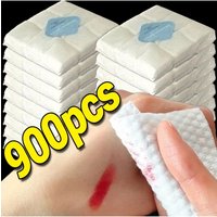 450/900PCS Makeup Remover Cotton Pads Soft Disposable Facial Wipes Pads Pearl Pattern Nail Polish Remover Skin Cleansing Tools