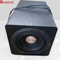 100W Active Subwoofer 6.5 Inch Wooden Pure Bass for Audio Input Amplifier Home Theater Speakers Stereo Strong Bass Music Player