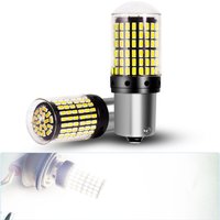 Smart Chips 2Pcs 1156 BA15S 1157 bay15d Car LED Reverse Light Bulbs for Car Rear Tail Turn Signal Reverse Brake Running Lights