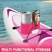 1pc Universal 2-In-1 SUP Cup Holder and Phone Mount Water Bottle & Phone Holder for Inflatable SUP Boards and Kayaks
