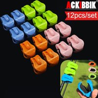 12pcs/set Universal Fishing Rod Clip Quick-Attach Fishing Rod Holder Outdoor Fishing Accessories Fishing Equipment Fishing Tool
