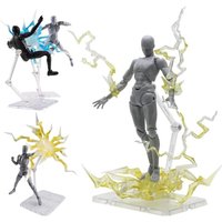 Clear Action Figure Stand,Assembly Action Figure Display Holder Base Doll Model Support Stand for HG RG SD SHF Gundam 1/144 Toy