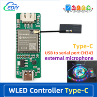 WLED Controller USB Type C CH343 Download WLED Firmware Supported Lamp Beads WS2812X (Series), Etc WLED Can Support Only