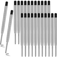 Ballpoint Pen Refills High Quality Replaceable Metal Fine Point 1.0mm Ink Rod Office Writing Refills For Writing Office Supplies