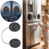 Glass Safety Lock Child Protection Locks Cabinet Door Locks Refrigerator Locks High-Rise Anti-Falling Building Safety Code Lock