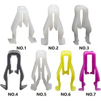 50pcs Center Console Radio DVD Dash Panel Switch Bezel Clip Body Trim Retainer for Car Instrument Audio Navigation Fasteners