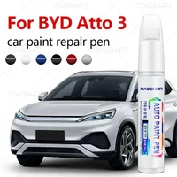 For BYD Atto 3 2022-2025 D40 Paint Repair Pen Touch Up Scratch Remover DIY Auto Accessories Black White Blue Green Grey Purple