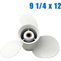 Propeller 683-45941-00-El 9 1/4 X 12 For Yamaha 9.9-15Hp Aluminum 8 Spline Teeth Boat Engine
