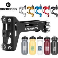 AliExpress ROCKBROS Single/Double Bottle Holder Converter Bicycle Kettle Cycling Saddle Extension Water Bottle Cup Cage Bike Accessories