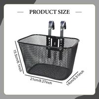 Kids Bike Basket Metal Convenient Easy to Install Universal Weatherproof Children Bicycle Basket Bike Accessories Repair Part