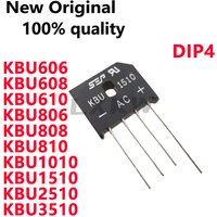 5-10/PCS KBU606 KBU608 KBU610 KBU806 KBU808 KBU810 KBU1010 KBU1510 KBU2510 KBU3510 Rectifier bridge flat bridge stack In Stock
