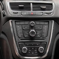 Carbon Fiber Interior car Sticker For OPEL VAUXHALL MOKKA 2013-2015 Central Console Gear Shift Panel Door Handle Cover Trim