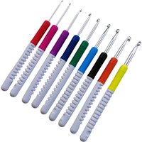 9Pcs ABS Plastic Crochet Hook Knitting Needle Sweater Needles Weave Crochet Hooks DIY Handmade Sewing Tool 2.0-6.0mm