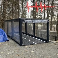 Spray Booth for Car Cover Storage Bag for Car Airtight Inflatable Car Garage Cover Tent Inflatable Paint Booth Inflatable