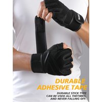 AliExpress VBOSi Shock-Absorbing Half Finger Fitness Gloves for Men Women Anti-Slip Cycling Weightlifting Dumbbell Palm Protection