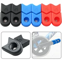 2/4pcs Bicycle Silicon Crankarm Protection Case Cover Cap Crankset Cycle Mountain Bike Crankarm Covers MTB Bike Accessories