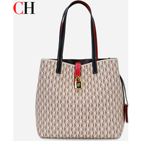 CH Tote Bag For Women Luxury Designer Handbag Fashion Monogram Shoulder Bag Leather Crossbody Bag For Daily Office Shopping Gift