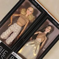 New Hot Sale Genuine In Stock Barbie Basic Elegance Collection With Gold Accents For Adult Collector Desktop Decor Surprise Gift
