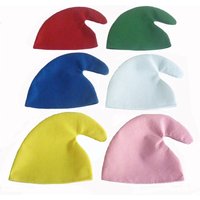 2023 New Xmas Hats Elves Hats Multi-color Christmas Decor Show Prop Party