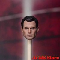 Manipple Studio 1/12 Men Soldier Henry Cavill Head Sculpt Classic Comics Super Hero Head Model For 6inch Action Figure Body