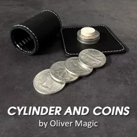 Tours de magie en close-up, accessoires de magicien de rue, gimmick illuvoltage, intervalles et pièces de monnaie d'Oliver Magic Classic