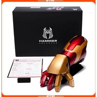 Marvel Iron Man MK42 Wearable Arm Upgraded Voice Control Mech Armor Open Close Cosplay Collectible Figure Prop For Marvel Fans