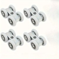 Shower room wheel sliding door accessories, bathroom glass door and window sliding door sliding wheel accessories aluminum alloy